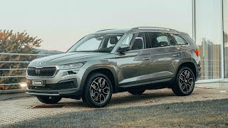 2021 SKODA KODIAQ 4x4 AMBITION Graphite Grey Metallic  Detail Overview [upl. by Carolee96]