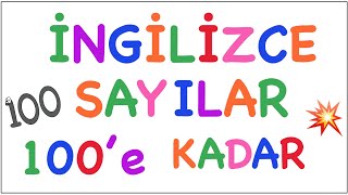 1’den 100’e İNGİLİZCE SAYILAR  KOLAY EZBERLEME [upl. by Seldun]