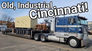 Delivery In Old Industrial Cincinnati Perfect For Classic Cabover Peterbilt [upl. by Ammamaria487]