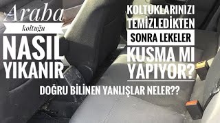 ARABA KOLTUK TEMİZLİĞİ NASIL YAPILIR [upl. by Solitta]