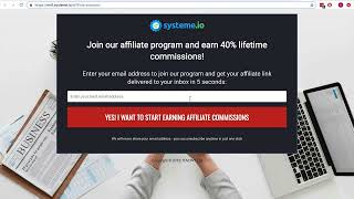 Systemeio How To Create Your Own Affiliate Program [upl. by Ennovihs151]