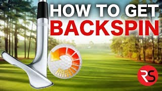 How to hit golf shots with backspin [upl. by Kory]