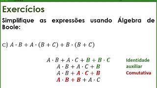 EDG  Aula 07  Simplificação de circuitos digitais Álgebra Booleana [upl. by Guilbert]