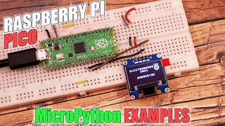 Raspberry Pi PICO  Starting With MicroPython  Examples  I2C OLED ADC PWM [upl. by Marnia482]