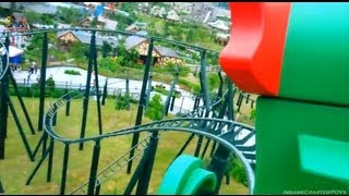 Legoland Malaysia  The Dragon Roller Coaster POV [upl. by Ellyn]