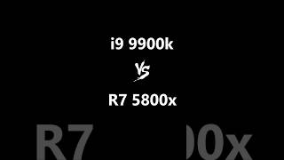 i9 9900k vs Ryzen 7 5800x [upl. by Shippee]