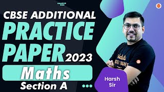 CBSE Additional Practice Papers 2023 Class 10 Maths Harsh Sir VedantuClass91011 ​ [upl. by Acinelav]