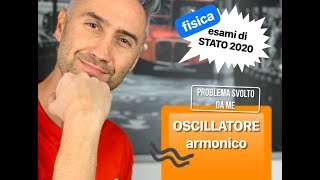 OSCILLATORE ARMONICO oscilador armonico simple II profesor de fisica [upl. by Atilegna]